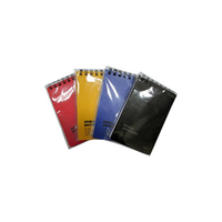 DELI 3263 Spiral Pocket Notebook A7, 96 Pages, 112 x77mm Each