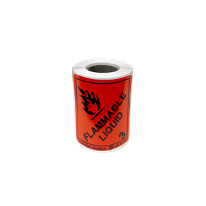 FLAMMABLE LIQUID 3 100X100MM PAPER 250/PACK Pack