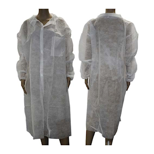 Livingstone Disposable Laboratory Gown/Dust Coat with Pocket