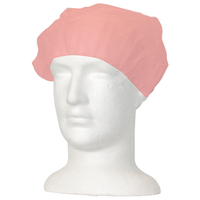 Livingstone Disposable Nonwoven Bouffant Hairnet Cap, Red, 21 inches, Double Elastic, Latex Free, 500/Carton Carton