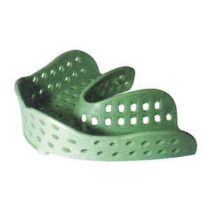 Eezitray Dental Impression Trays, No. 12, Lower Dentate, Large, Green, Disposable, Recyclable Plastic, Each Each