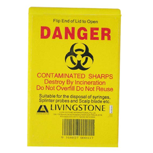 Fitpack 5-Pack Medical Waste & Sharps Collector