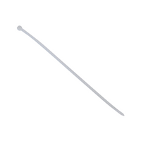 Cable Ties Neutral 200mm X2.5mm 100/PK Pack