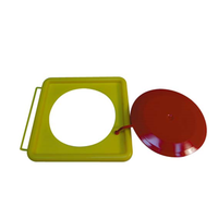 Livingstone Needles Sharps Waste Collector, Spare Lid, 2L Capacity, Square, Yellow, Each