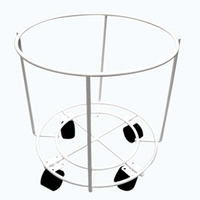 Wheel-Away Trolley for Needles Sharps Waste Collector, Size 10 to 20 Litres. Each