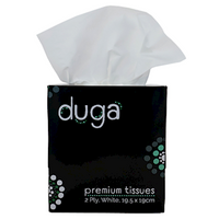 Duga Premium Facial Tissues, 2 Ply, 19.5 x 19cm, 90 Sheets/Box, 36 Boxes/Carton Carton