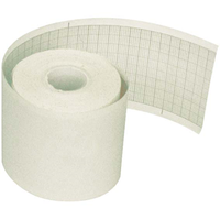 Electro Cardiogram, Thermal Paper, 50mm x 30 Metres, Biodegradable, Green Grid, Each Each