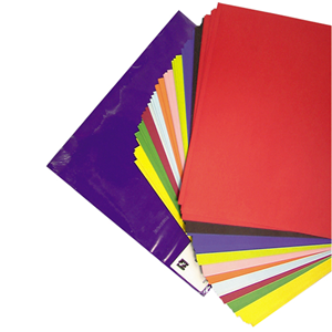 MATT SQS ASSORTED COLOURES 80GSM 254MM 100SHEET Pack