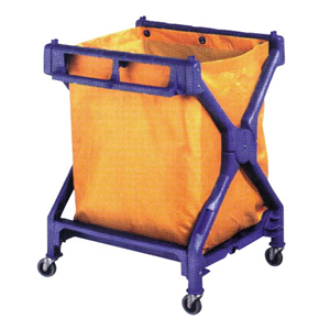 Oates Janitor Laundry Trolley, 675 x 685 x 940mm, Blue, Each Each