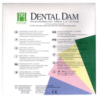 HYGIEN FIESTA RUBBER DAM MED 6x6in 36/BX Box