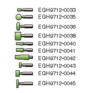 Shofu Dura Green Stones, Shank HP, Shape TC2, No 0040, 12/Pack