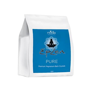 EpZen Pure Magnesium Bath Crystals 900g, Premium Magnesium Sulphate, Unscented, White Crystals, Each