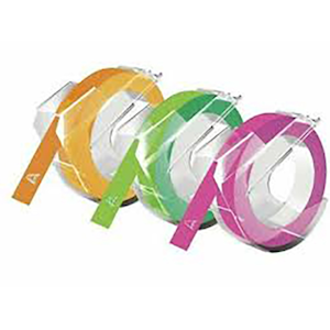 TAPEWRITER TAPE DYMO 12MM X 3MORANGE Each