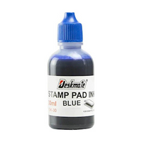 STAMP PAD INK 30ML SUPERIOR BLUE EACH Each