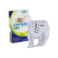 DYMO TAPE 9000/6000 6MMX10MTR WHITE EACH Each