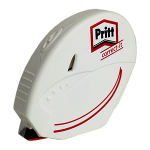 Correction Roller Pelican Disp. White 8.4mm Ea Each