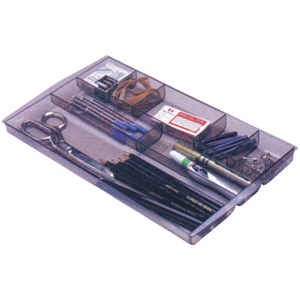 Drawer Tidy Sws 262x155x27mm Smoke Each Each