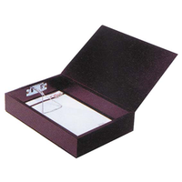 BOX FILE F/C 50MM DEEP PVC BLACK EACH Each