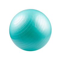 Anko Exercise Ball, 65cm, Polyvinyl Chloride (PVC), Burst Resistant, Green, Each Each