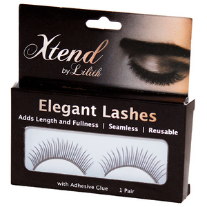 Xtend by Lilith Elegant Lashes, with Glue Included, 1 Pair/Pack Pair
