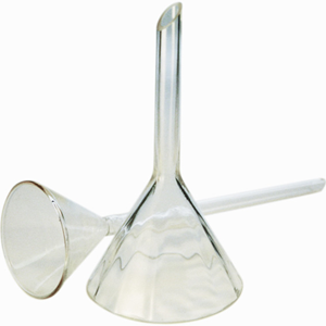 Paul Marienfeld Filter Funnel, with Long Stem, 50mm, Glass, European, Each Each