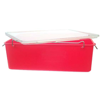 Livingstone First Aid Empty Recyclable Plastic Case, 32 x 22 x 10.5 cm, with Clip Top Cover, Each Each
