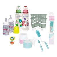 Livingstone Baby Care Bottles Starter Pack, Complete Set, Kit