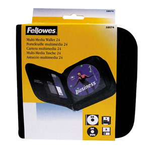 C.D WALLET 12 CAP. FELLOWES EACH Each