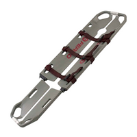 Ferno Saver Scoop Stretcher, 201(L) x 43 (W) x 7(D) cm, 159kg Capacity, With 3 Restraints, Grey, Each Each
