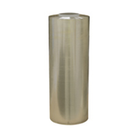 Castaway Perforated Film Wrap, Polyvinyl Chloride (PVC), Clear, 25cm, 3 Rolls/Carton Carton