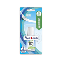 CORRECTION FLUID LIQUID PAPER 20ML GREEN EA Each