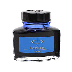 Ink Bottle Parker Quink Wash- Able Blue Each Each