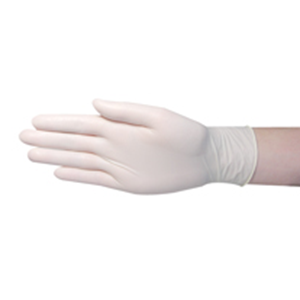Skin Shield Latex Examination Gloves, Powder Free, AS/NZ, Biodegradable Polymer Coated Textured HACCP Small Cream 100/Box 1000/Carton Carton