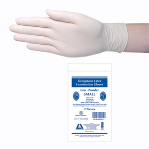 Livingstone Premium Biodegradable Latex Gloves, Non-sterile, Small, 2 Pcs/Bag Bag