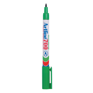 Artline 700 Permanent Marker, Bullet Point, 0.7mm, Green, Each Loose