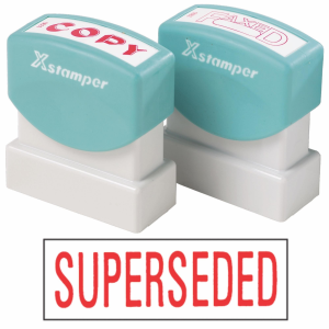 XSTAMPER 1366 SUPERCEDED RED EACH Each