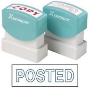 XSTAMPER 1535 POSTED BLUE EACH Each