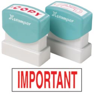 XSTAMPER 1552 IMPORTANT RED EACH Each