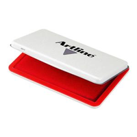 Artline Stamp Pad No. 2, 87 x 143mm, Red, Each Each