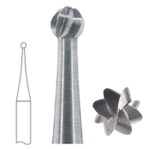ELA STEEL BUR RA L/S #1/009 6/PK Pack