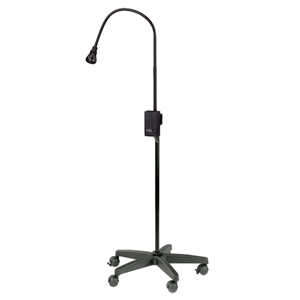 HEINE HL1200 EXAM LIGHT BLACK W.LIGHT W STAND, POLYCARB BASE Each