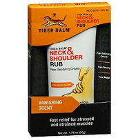 Out of Date, Tiger Balm Neck and Shoulder Rub, 50 Grams, EA , Original Unopened Condition, Price Discounted, While Stocks last Each