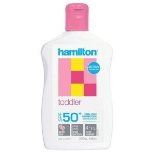 Hamilton Toddler Lotion, SPF50+, 250ml Bottle, Each Each