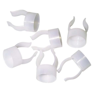 Recyclable Plastic Ring Containers, 100/Pack (HAW985) Pack
