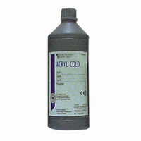 NEW ZAHN ACRYLICS COLD CURE LIQUID 1 LTR (VXCCL100) Each