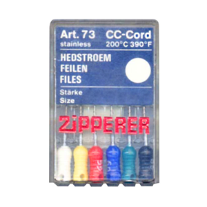 H-Files, 21mm, Art 73, No. 15-40, Assorted, Stainless Steel, Colour-Coded, 6/Pack