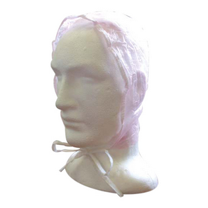 Livingstone Hood Hats, Disposable, Pink, 400/Carton Carton