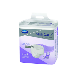 Hartmann Molicare Premium Mobile 8 Drops, 60 - 90cm, 1,791ml, Small, Pull Up, Unisex, 14/Pack Pack
