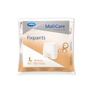 Hartmann Molicare Premium Fixpants Long Leg, 80-120cm, Large, Unisex,25 Pieces/Pack Pack