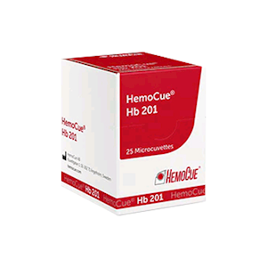 Out of Date, HemoCue® HB 201 Microcuvette Strips, 25 Pieces/Box, Original Unopened Condition, Price Discounted, While Stocks last